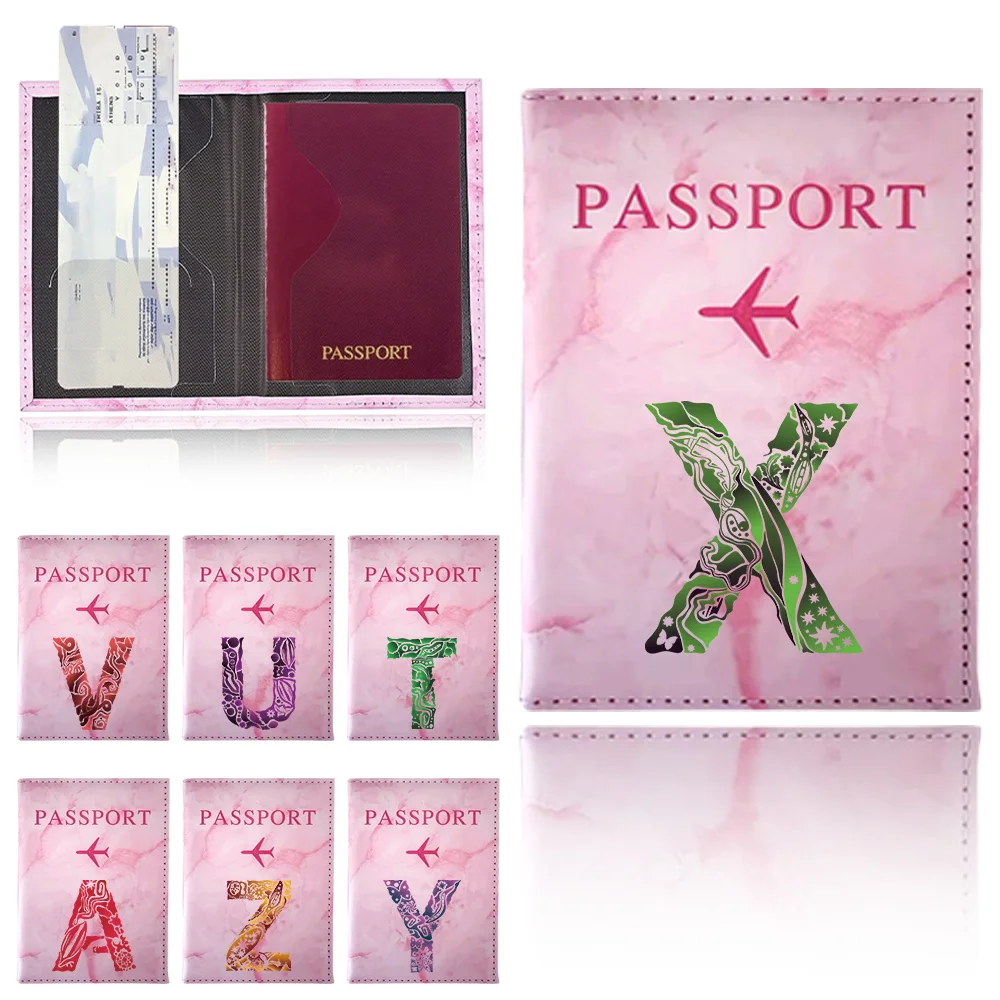 New Passport Cover Case Portable Travel Accessories Minimalist Credit Card Pack Passport Storage Bag Engrave Image Series