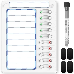 Efficient Time Management Magnetic to Do List Chore Chart Portable Reminder Board Planners for Daily Tasks and Goals