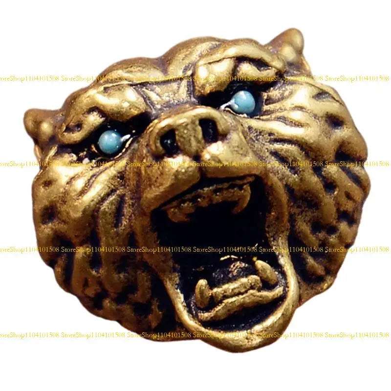 15YC koperen luipaardhanger voor handgemaakte juweliersuitrusting kralen Charm DIY -accessoires