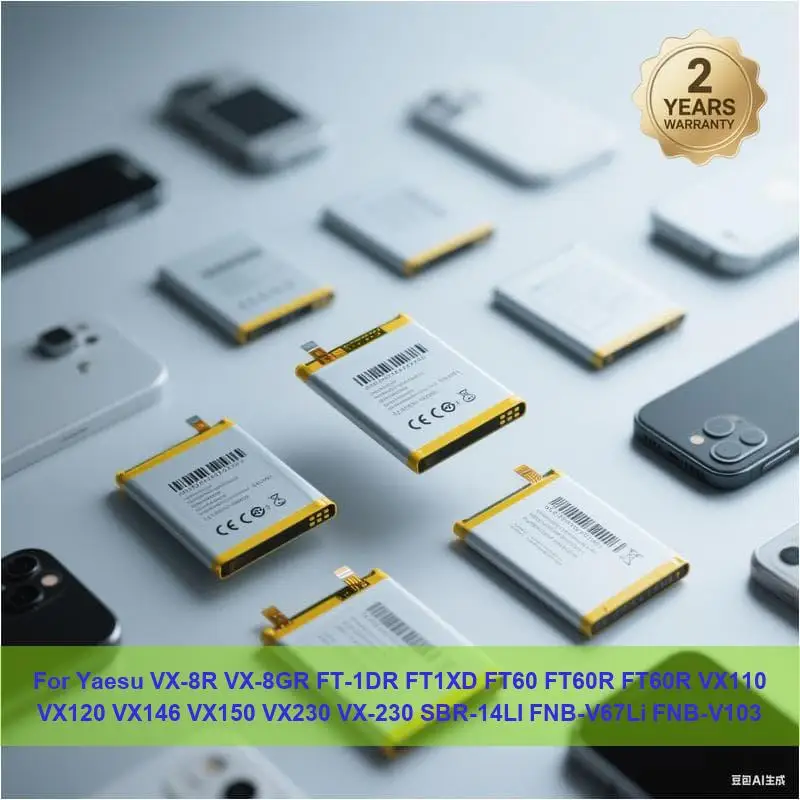 

Аккумулятор для Yaesu VX-8R VX-8GR FT-1DR FT1XD FT60 FT60R FT60R VX110 VX120 VX146 VX150 VX230 VX-230 SBR-14LI FNB-V67Li FNB-V103