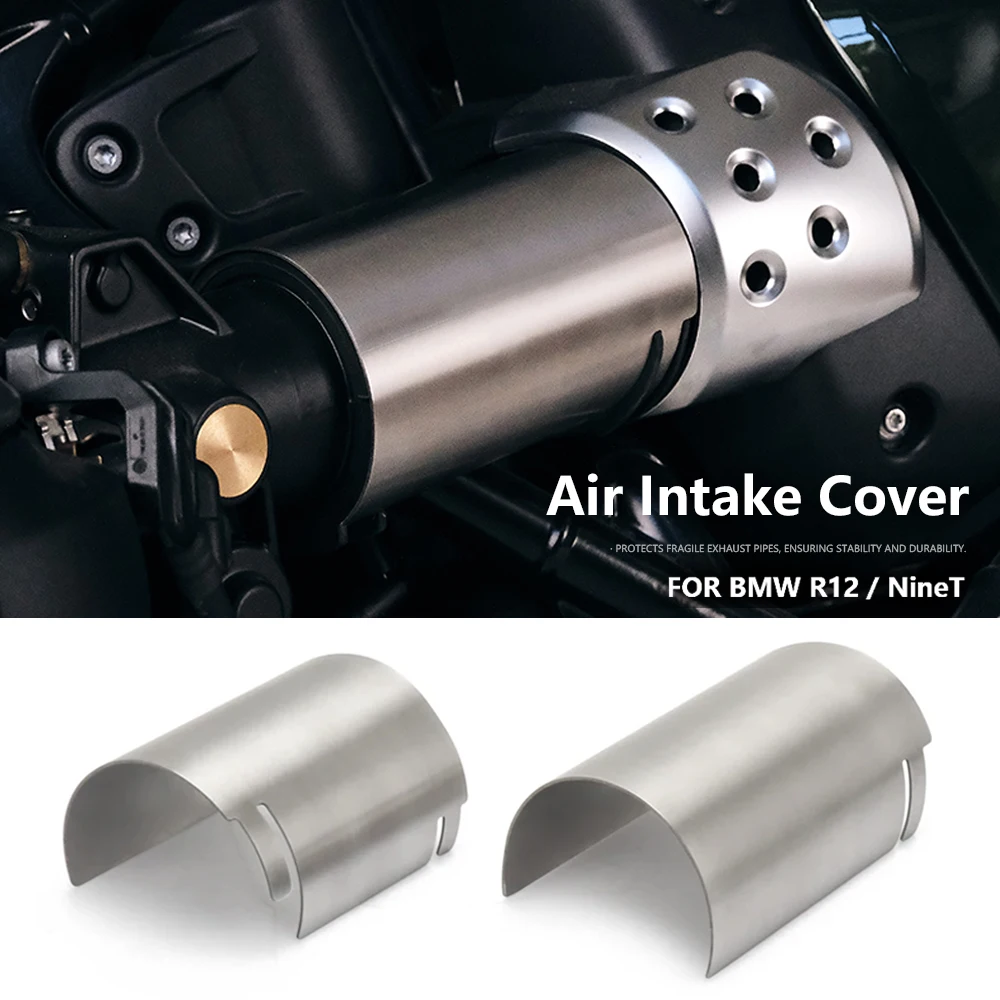 

Pair of Air Intake Decorative Cover New Motorcycle Stainless Steel Protection Protective For BMW R 12 NineT Nine T R12 2024 2025