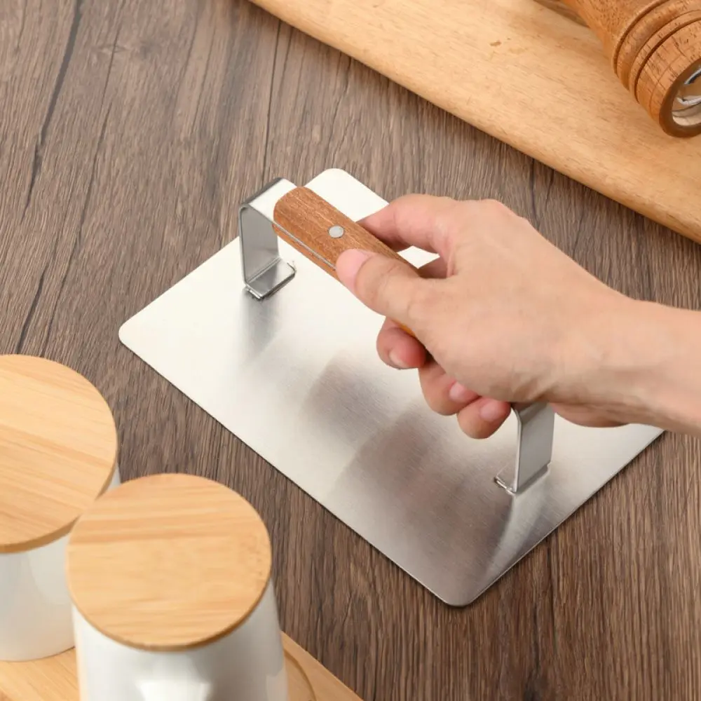 Kitchen Stainless Steel Press Plate For Snowflake Crisp Nougat Making Flat Surface Baking Mold Pastry Shaping Tool