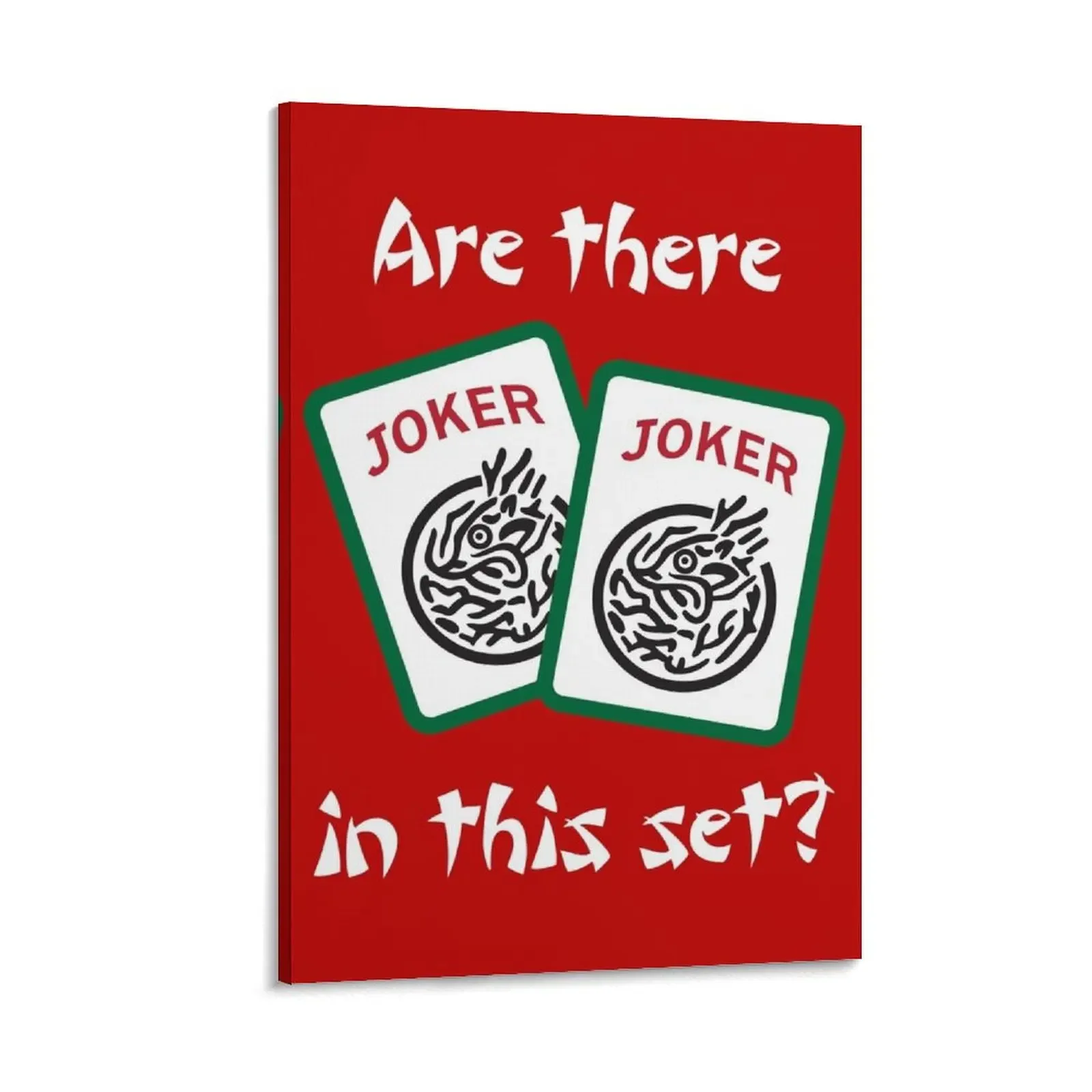 

Mahjongg - Are there Jokers in this set Canvas Painting wall art accessories for home decor