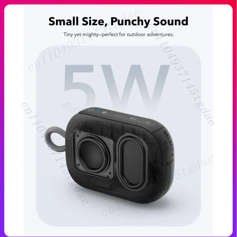 Select 4 Go Bluetooth Speakers for Soundcore, Ultra Portable 20 Hours, Playtime, Waterproof-