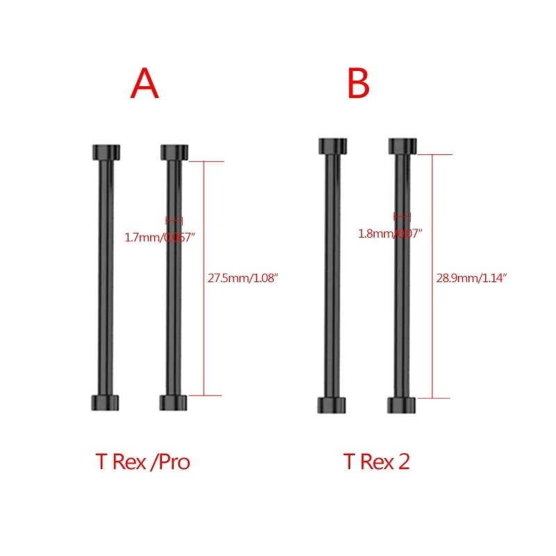 For Amazfit T-Rex /T-Rex Pro/T Rex 2 Watch Band Connector Screw Tool Rod Metal Adapter Pin Screwdrivers Accessories