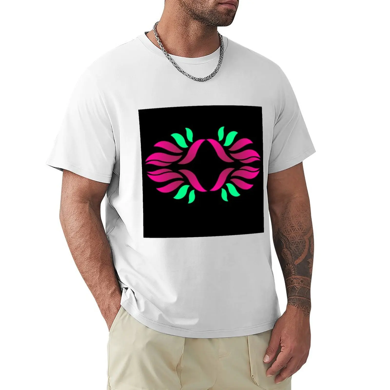 Pearl's Retro Infinity Flower T-shirt customizeds Aesthetic clothing sublime sports fans men clothings