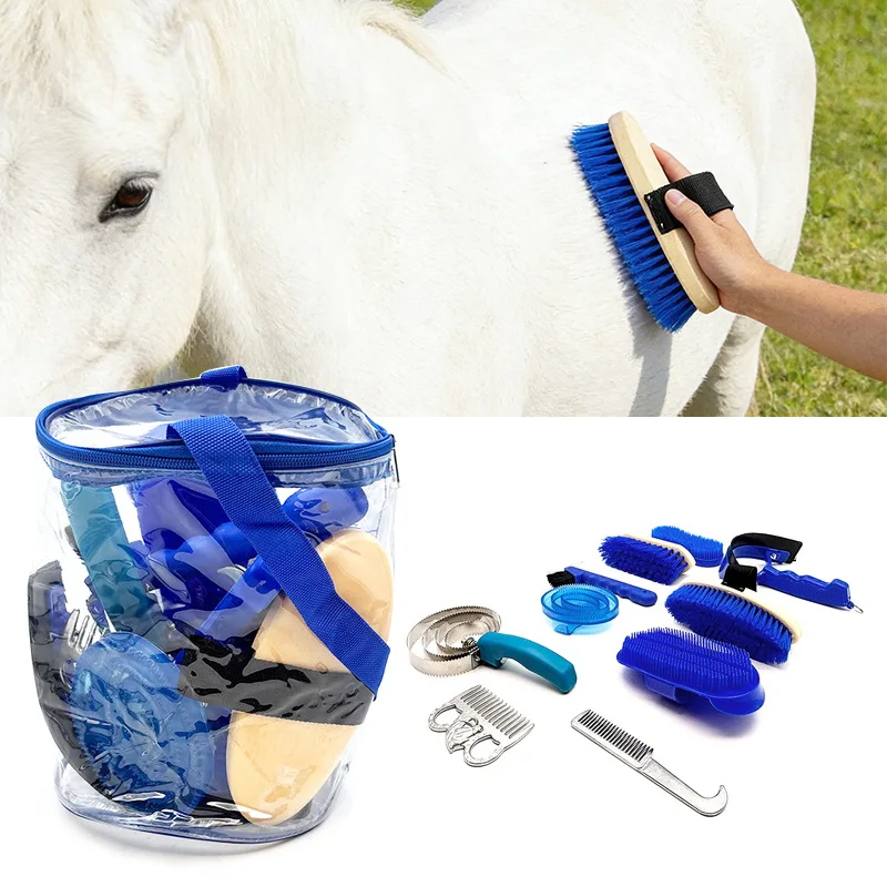 Stable Cleaning Set, Full Set Of Horse Brushing Tools, Horse Sweat Scraping Brushing Comb, Horse Care Products