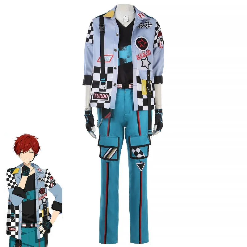 

Game Ensemble Stars 2 Auto Show Amagi Hiiro Mayoi Aira Midori Cosplay Costume Fancy Suit Halloween Carnival Uniforms Custom Made