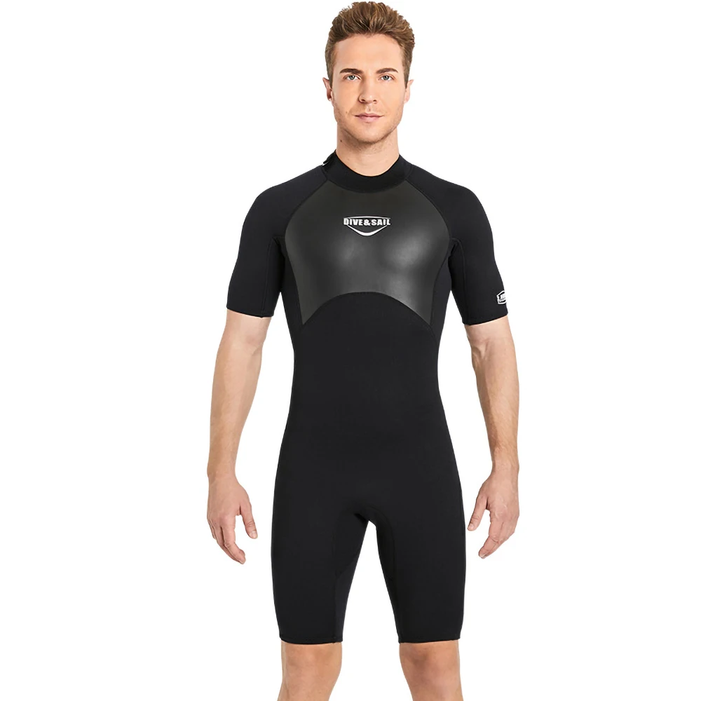 Women Men's 2MM Neoprene Shorty Wetsuit One-piece Surfing Swimwear Diving Suit Keep Warm Snorkeling Swimsuit Jellyfish Clothing