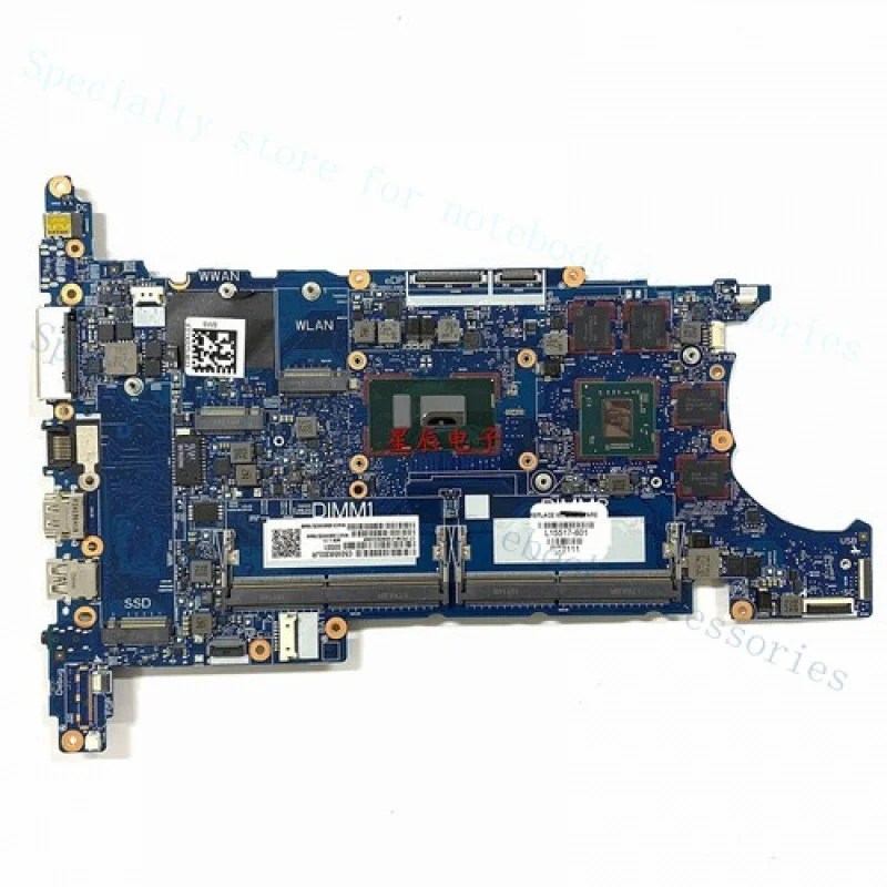 A++For HP EliteBook 840 846 850 G5 L15517-601 With i5-8350U Laptop Motherboard