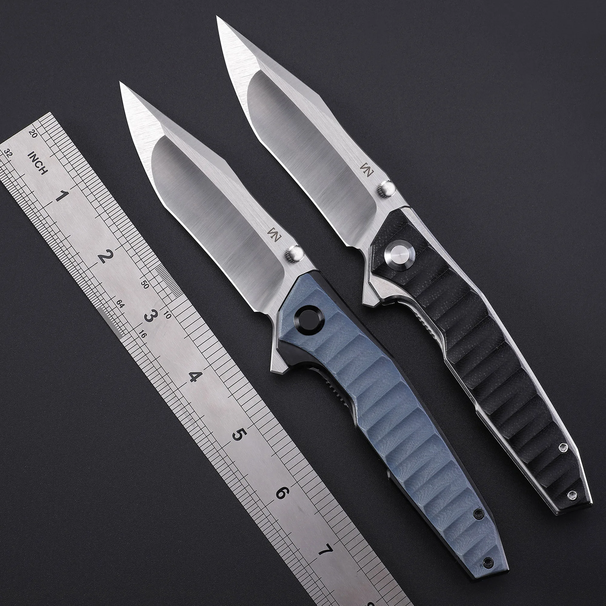 Nightwolf NWN02 Tactical Folding Knife G10 Handle Tanto Blade Steel Hunting Outdoor Survival Camping Pocket EDC Tool for Men