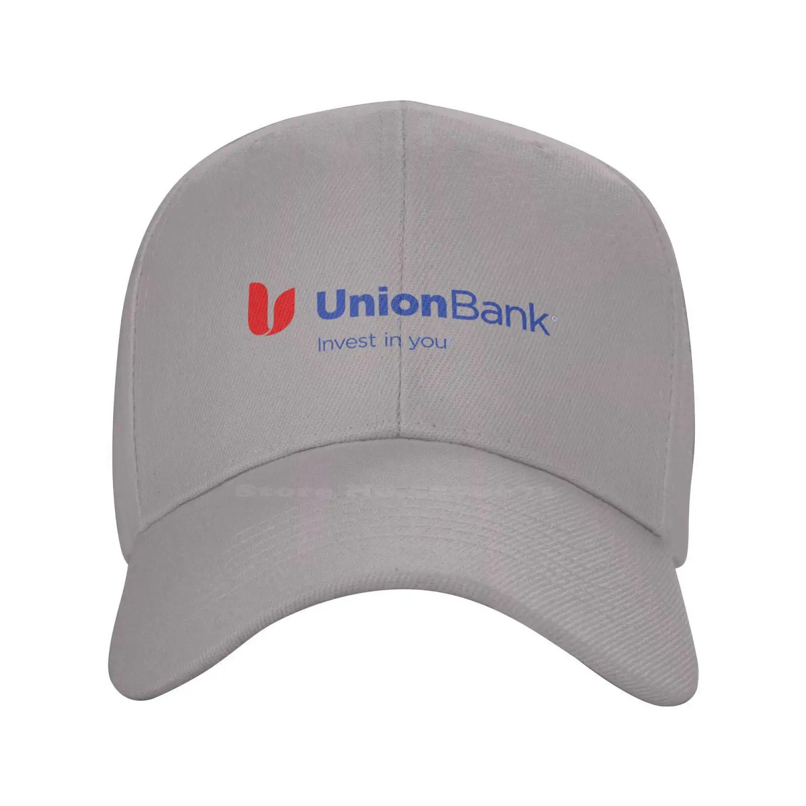 MUFG-Casquette de baseball en denim avec logo Union Bank, chapeau de qualité