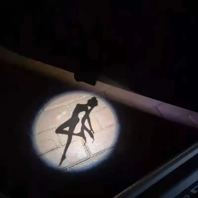 Sailor Moon Car Welcome Light High Definition Projector Hd Ambient Light Induction Open The Door Safety Signal Lamp Decoration view 2
