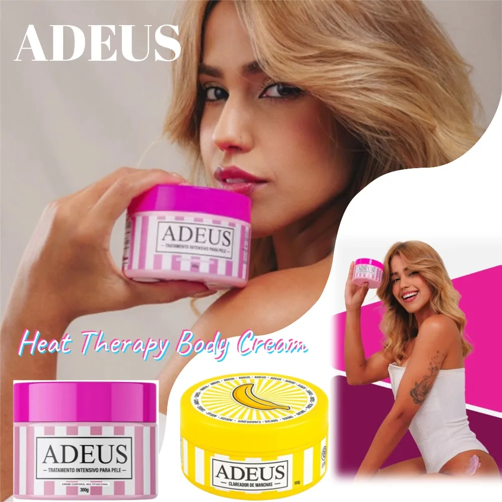 ADEUS 300g Warming Body Cream Heat Activated Massage Lotion Blood Circulation Non Sticky Winter Moisturizing Care