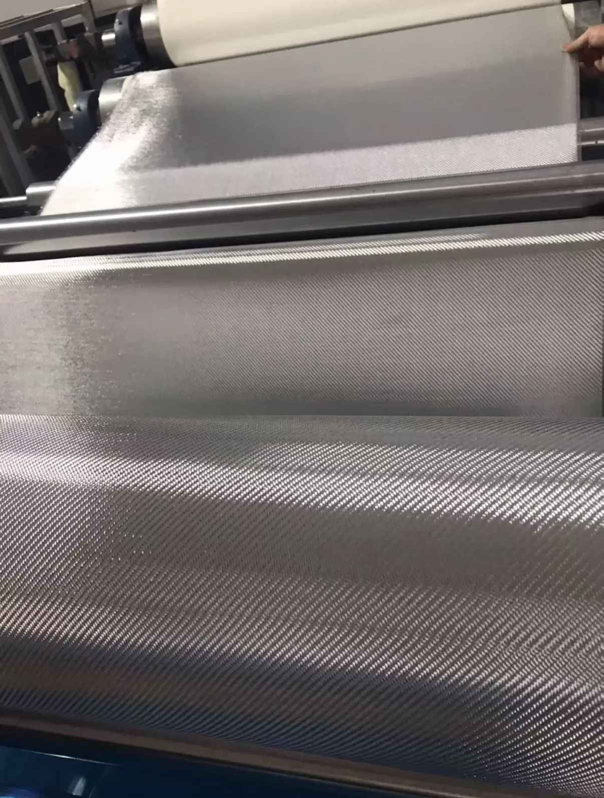 3k 240gsm Plating bright Silver Glass fiber fabric Fiber Cloth Fabric 2x2 Twill 1m widh Commercial Grade,for car modification.