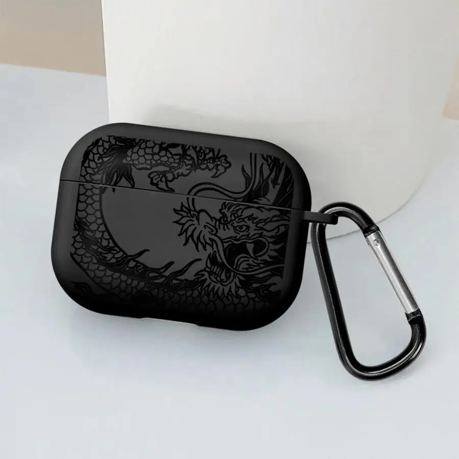 Hollow Tiger Dragon Case For Airpods Pro2 1 Pro 2 Pro3 4 3 Earphone Cases Cover 