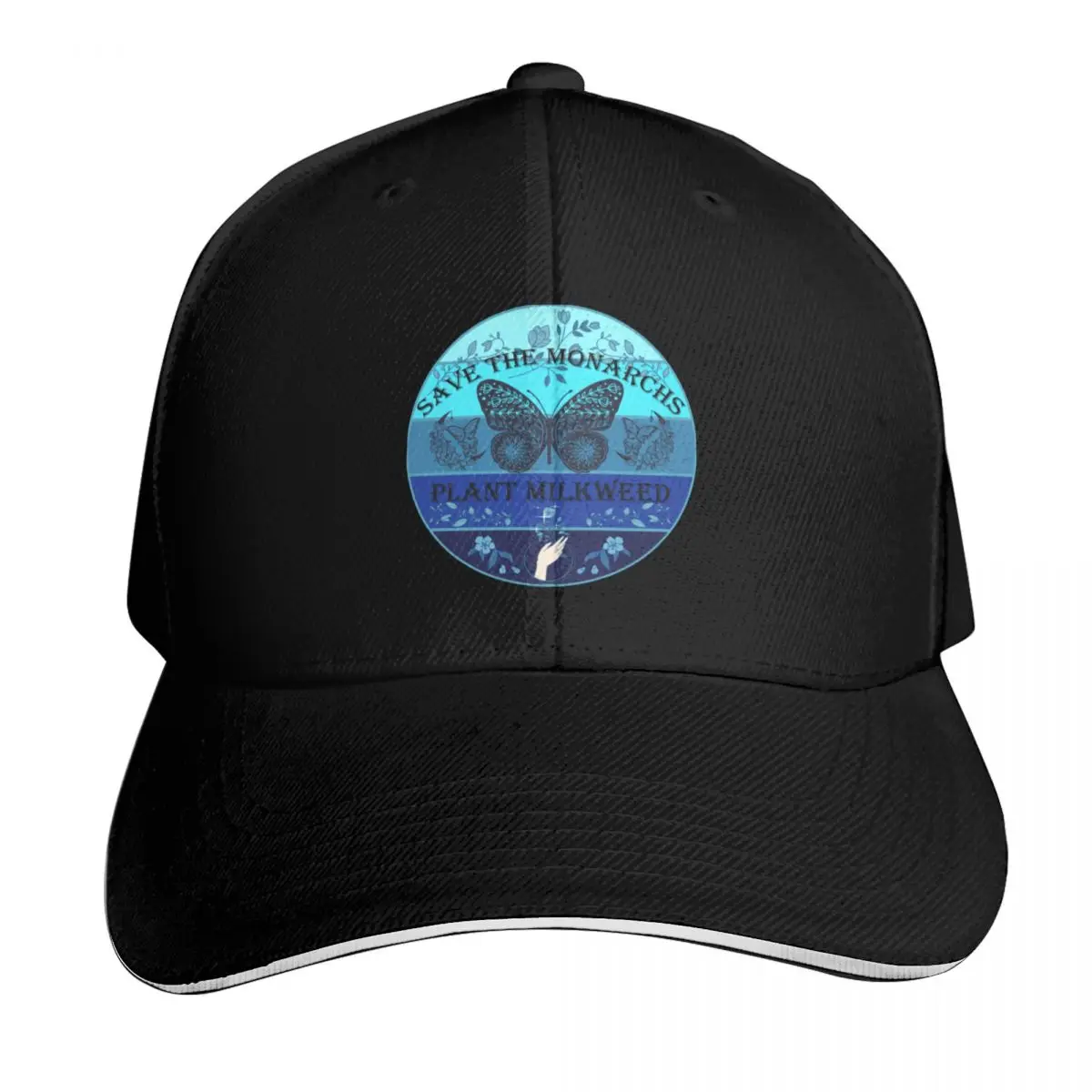 

Save The Monarchs Plant Milkweed Sunset Frost Baseball Cap Sunhat Male hat Trucker Cap For Men Women's