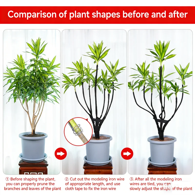 Garden Bonsai Shape Iron Wire Flower Pot Shaping Tool for Bonsai Shaping Garden DIY Industrial Metal Craft Projects‌ Supplies