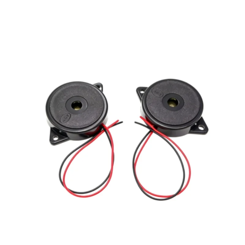 5pcs 3527 85dB 4000Hz Passive Piezoelectric Wire-Bonded Buzzer 35Ringing Telephone Consumption AC with Wire Smoke Alarm Sounder