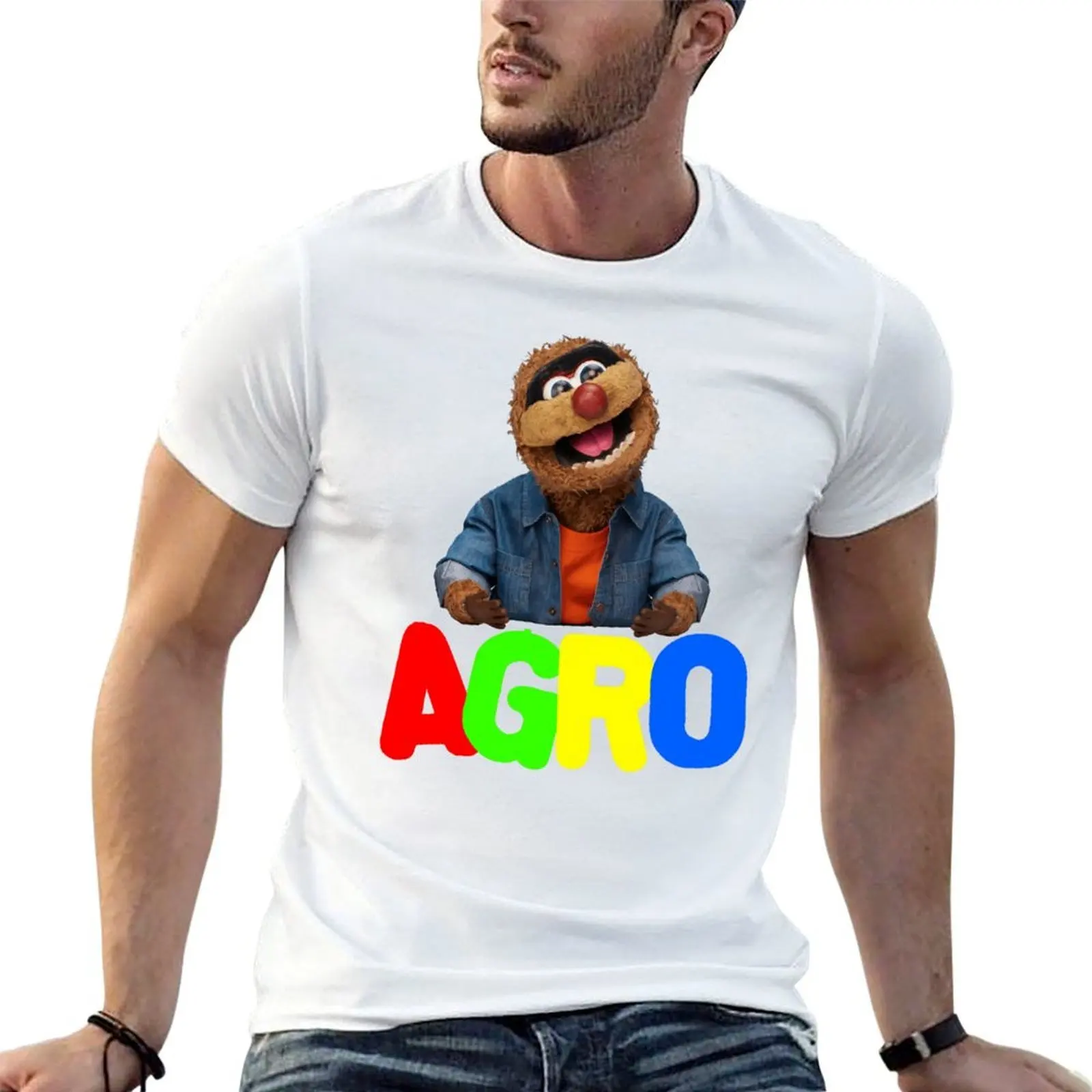 Agro - Cartoon Connection T-Shirt anime tshirt t shirt man luxury T-Shirt