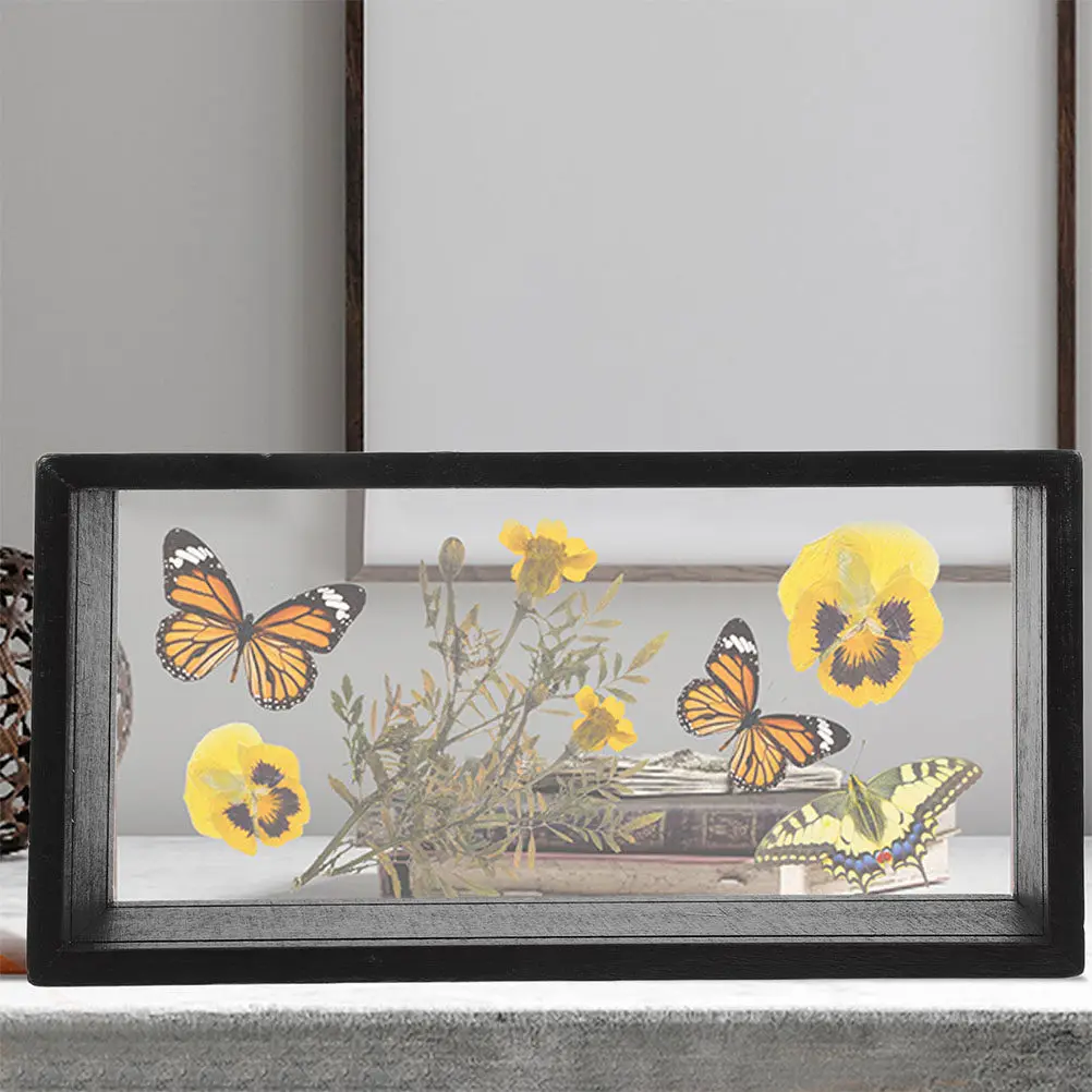 Round Frame Circular Wall Canvas Decor Painting Art Halloween Christmas Acrylic Picture Frame Acrylic Display Box 2PCS