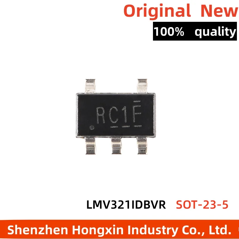10 pieces LMV321IDBVR SOT-23-5 Low Power Rail to Rail Operational Amplifier Chip