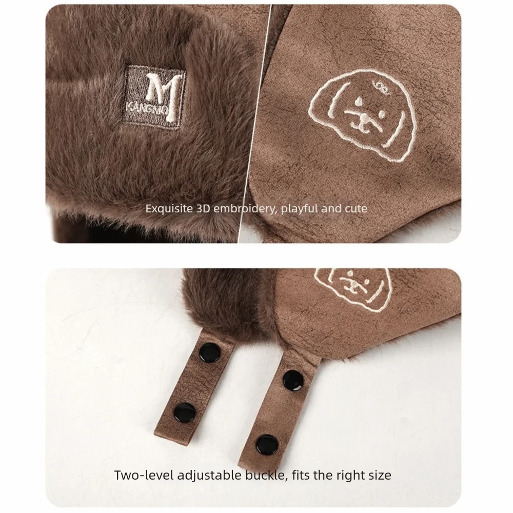 Topi Anak-anak Kartun Lucu Baru Topi Pelindung Telinga Tahan Angin Tahan Dingin Topi Pullover Hangat Tebal Musim Dingin