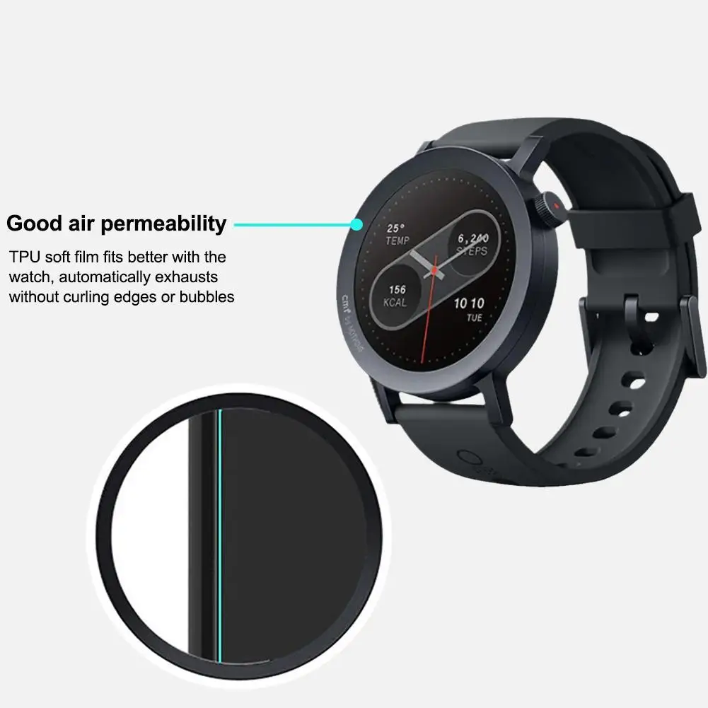 واقي شاشة لين من البولي تيرو لساعة CMF Pro 2 Watch ، فيلم حماية ، ملحقات مسعور ، فيلم كامل