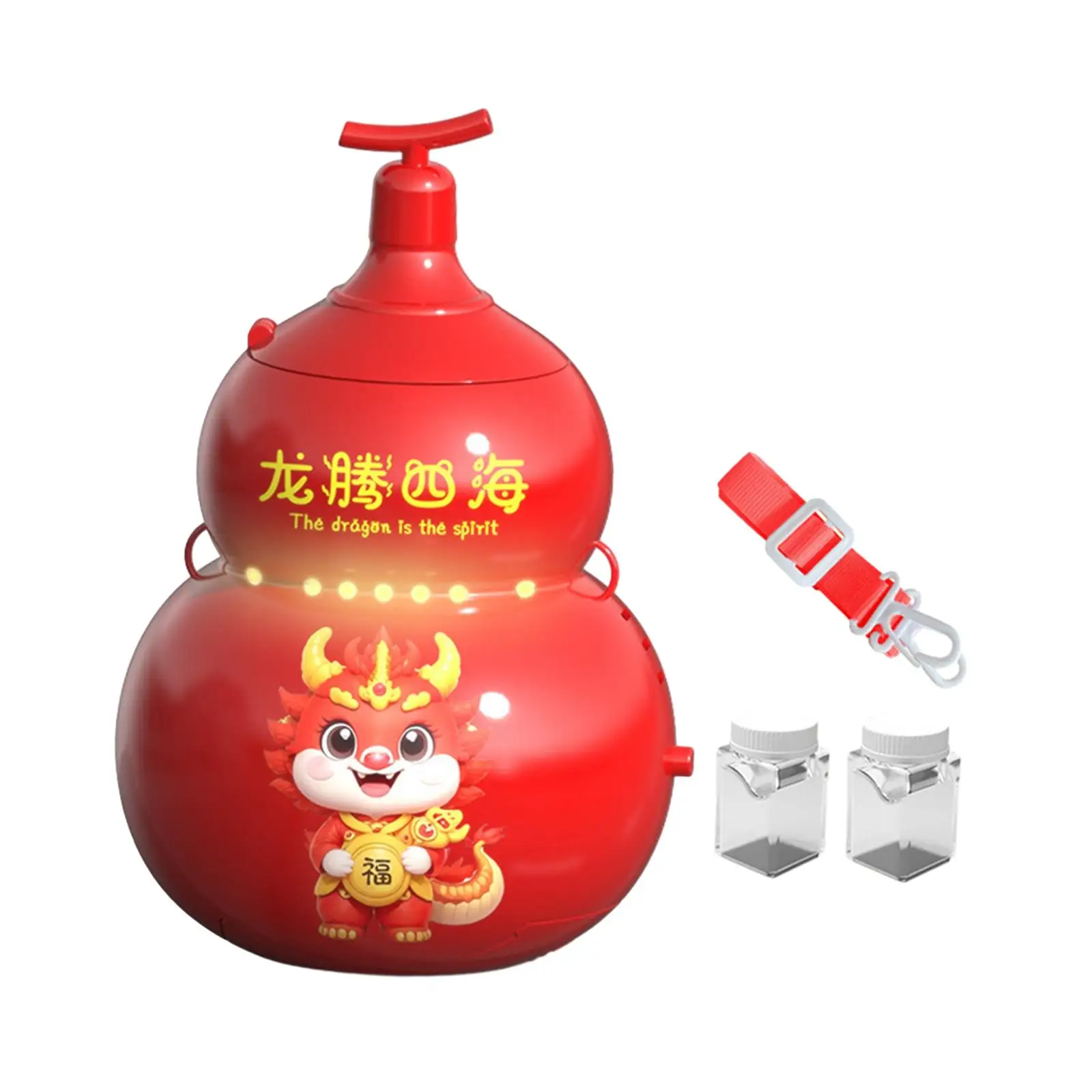 Chinese New Year Kids Outdoor Toys with Lights and Sounds Fireworks Bubble Machine for New Year Outdoor Holiday Lawn Wedding