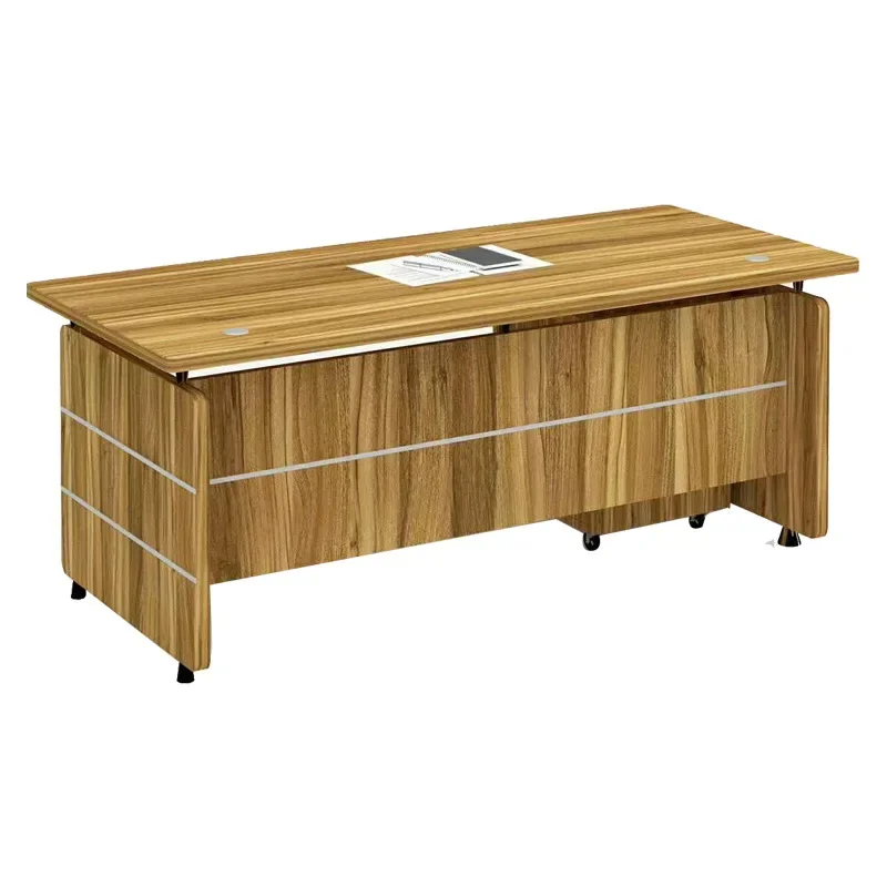 Table de bureau de jeu Qimink Table Mesa Pc Table debout électrique sur roulettes meubles de réunion travail lecture levage étude Blanc