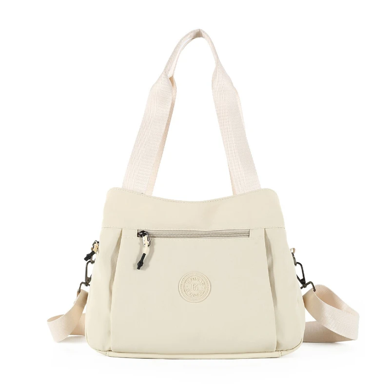 

Новые женские сумки через плечо с несколькими карманами, модные и универсальные, из нейлона и холста, вместительные сумки-тоут для покупок