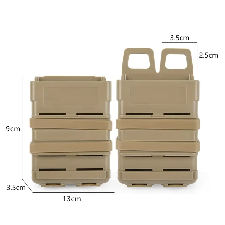 M4 Molle Clip FastMag Hunting Vest Pouch Airsoft AR 5.56 Magazine Holder Hunting Fast Mag Holster Waist Bag image 2