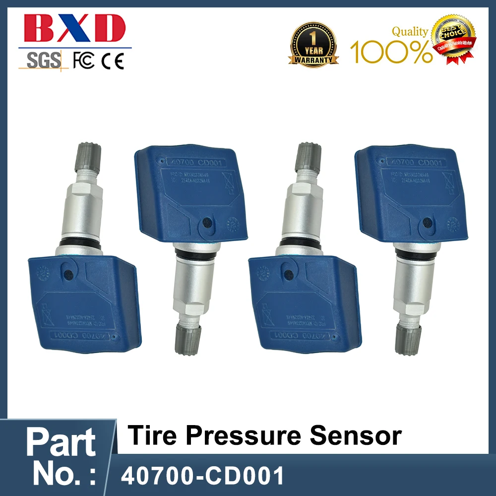 

1/4PCS 40700-CD001 Tire Pressure Sensors TPMS 315MHz For Infiniti EX FX G M Series Q45 QX4 QX40 Nissan 350Z Frontier Fuga Murano