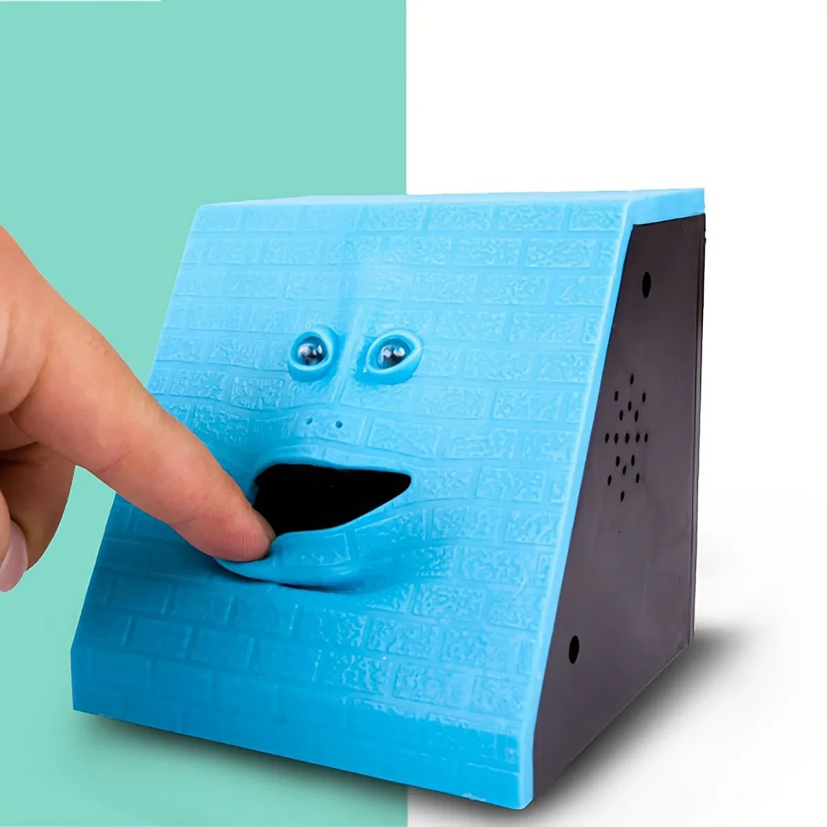 1PC Funny Face Money Piggy Bank Automatic Piggy Bank Chewing Piggy Bank Cat Safe Saving Candy Machine Children