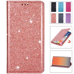 Glitter Wallet Flip Leather Case For Samsung Galaxy A82 A81 A72 A71 A70 A74 A53 A52 A51 A50 A41 A40 A33 A32 A31 A25 A24 A21S A14