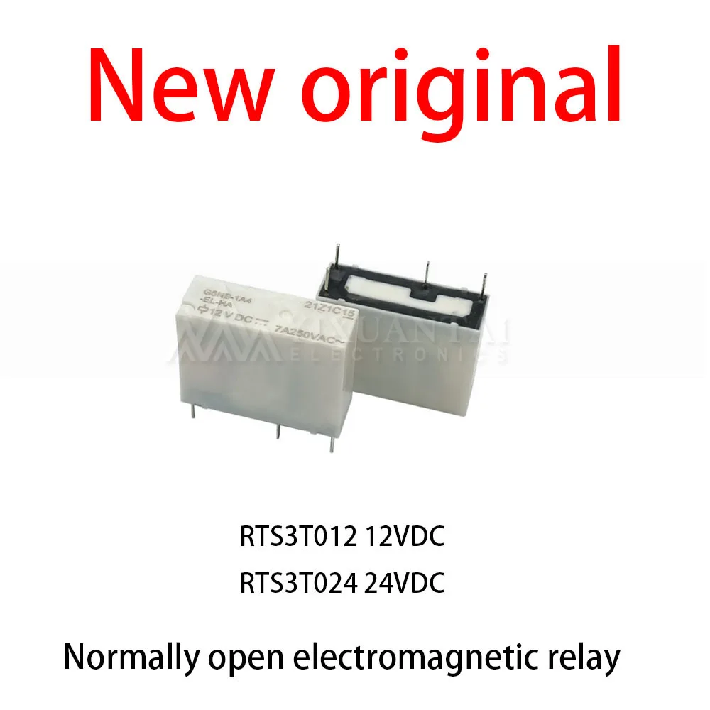 

10Pcs/Lot New original RTS3T012 12VDC RTS3T024 24VDC Normally open electromagnetic relay