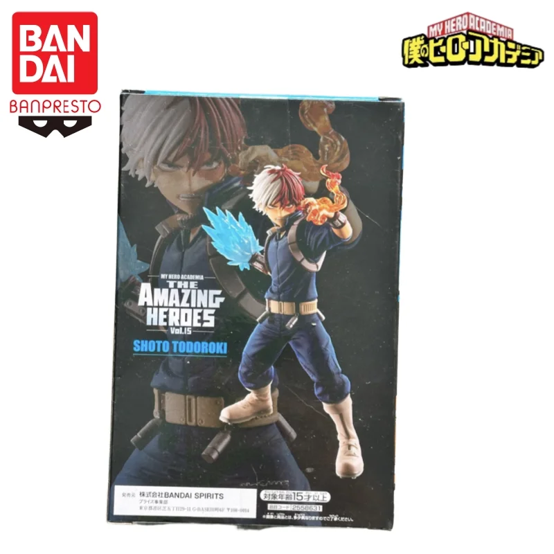 

In Stock Bandai Original Banpresto My Hero Academia Todoroki Shoto Action Figure Model Doll Brand New Boxed Anime Characters