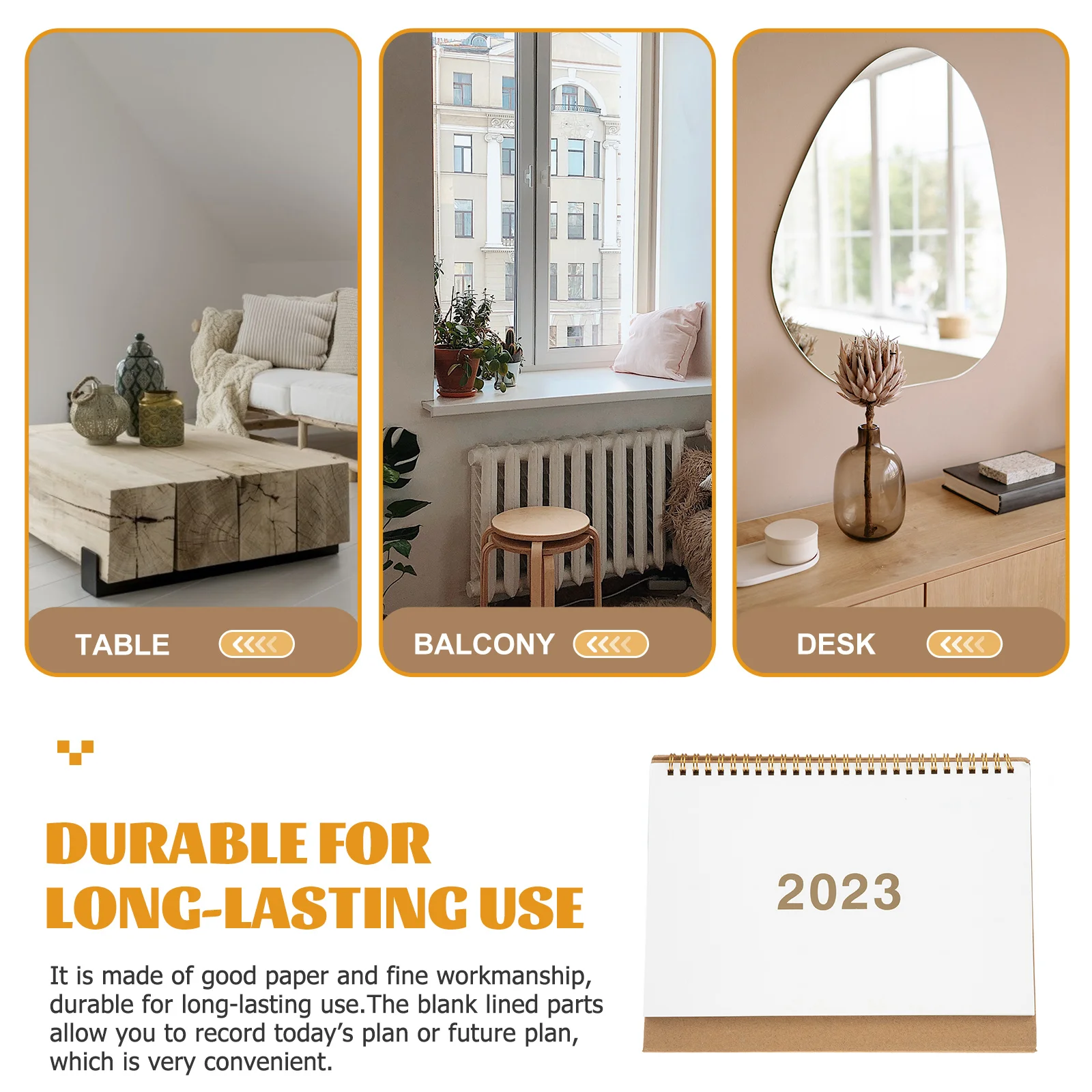 Monthly Planner 2024 Desk Calendar Large Table Water Diary Schedule Time Sheet Monthly Notebook