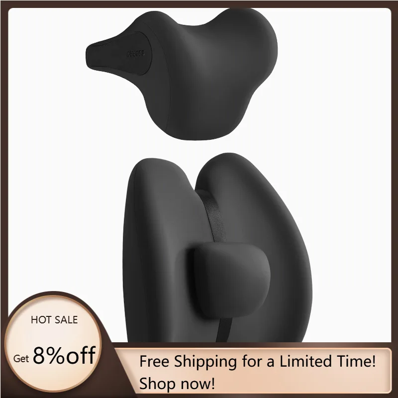 

Heating Cooling Ventilation Smart Temperature Control Massage Memory Foam Car Neck Lumbar Support Pillow Headrest