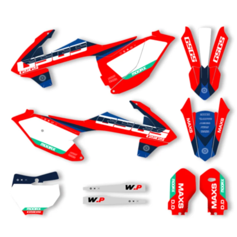 DSMTECH MOTO New Style Custom Team Graphics Decals Sticker Kits For GASGAS MC85 2021 2022 006