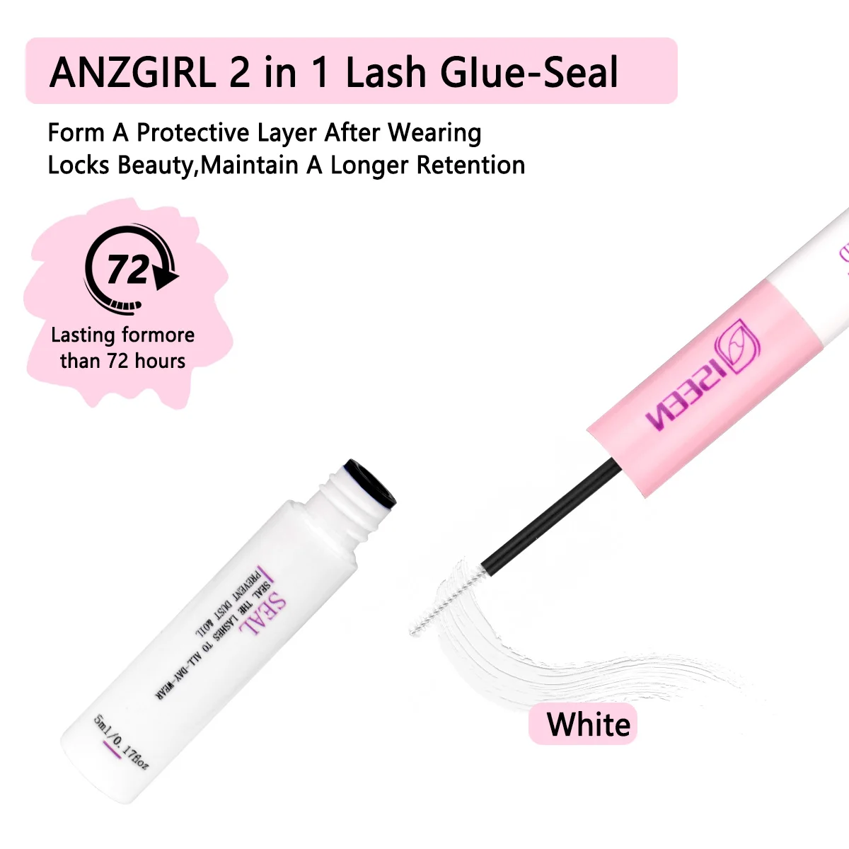 لاش بوند وختم مقاوم للماء لمجموعات الرموش سوبر عقد طويل الأمد غير مزعج رمش الغراء DIY في المنزل