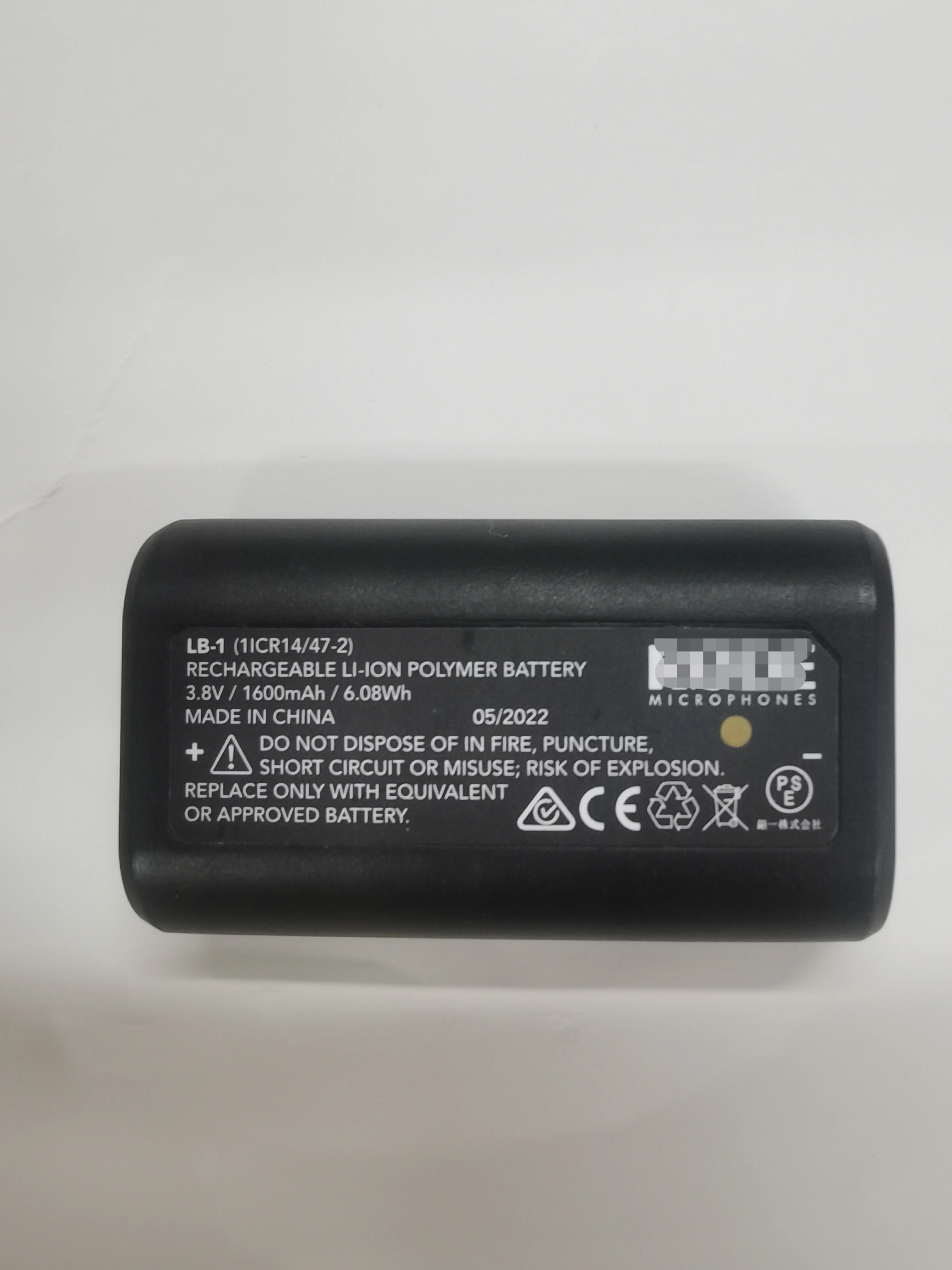 

3.8V 1600mah RODE LB-1 Original Brand New LB-1 Battery for RODE Performer TX-M2 Videomic Pro+ Microphone