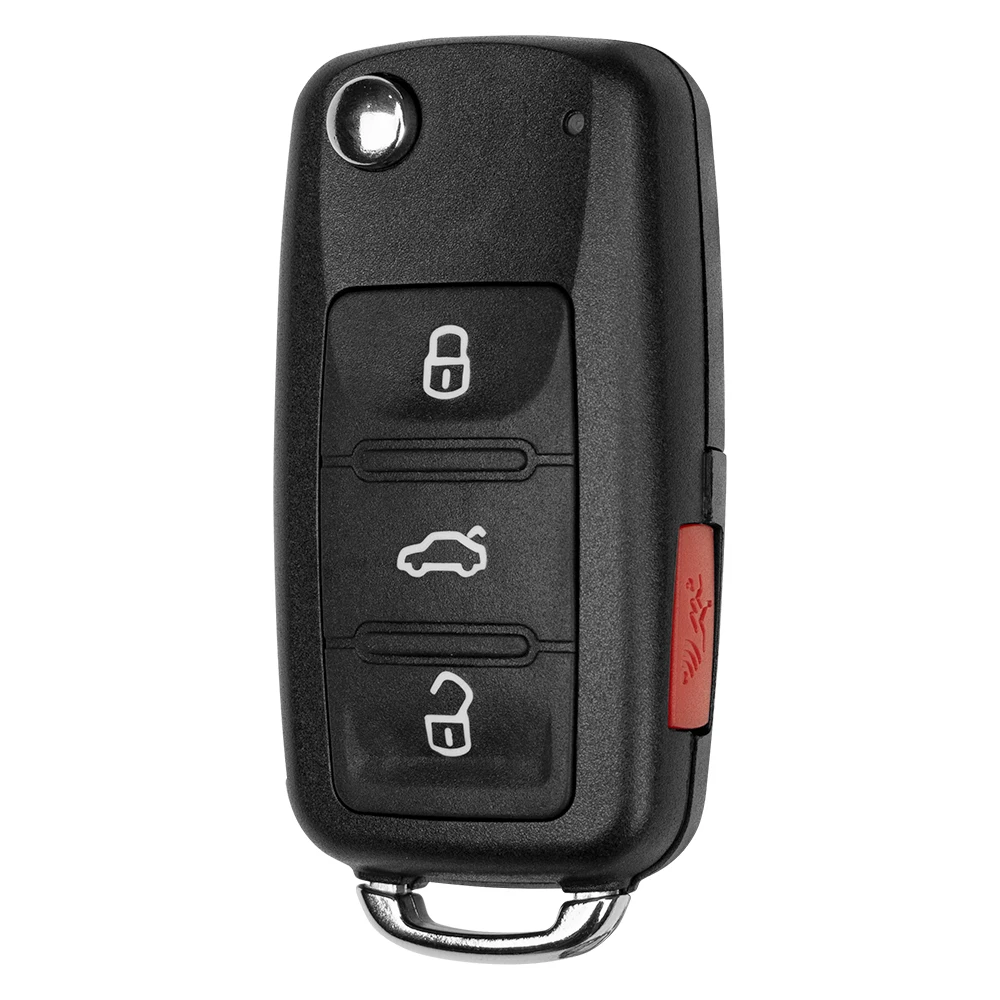 dahai 4 Buttons 202AE Remote Key Shell Case Fit for VW Caddy Eos Golf Jetta Beetle Polo Up Tiguan Touran 5K0837202AD