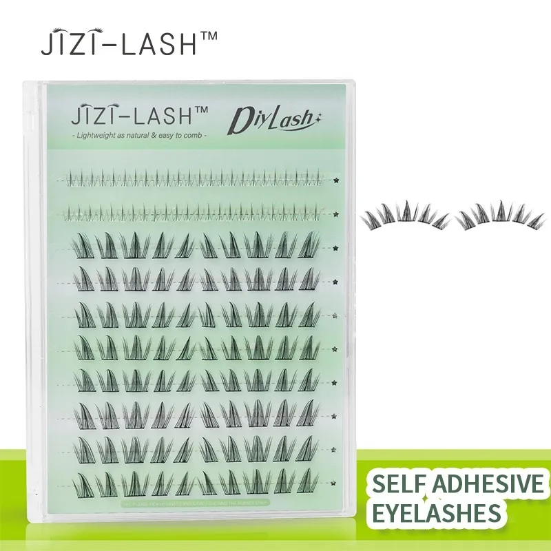 

JIZI-LASH Eyelashes Clusters Self Adhesive Lashes DIY Manga Lower Lashes Eyelashes Extensions Kit Makeup Cosplay Tools