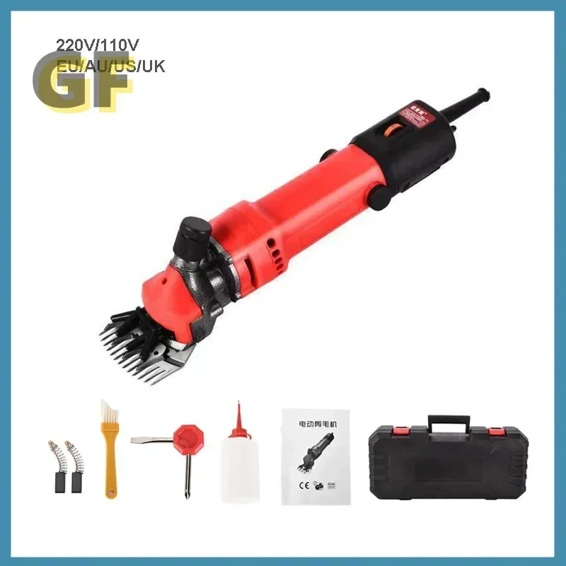 690W 6 Gears Speed Electric Sheep Pet Hair Clipper Shearing Kit Shear Wool Cut Goat Pet Animal Shearing Supplies Farm Cut