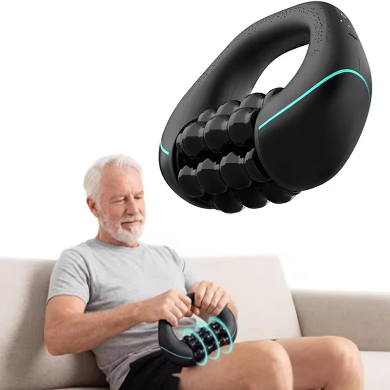 Rolling Tapping Massager for Full Body Relief, Deep Tissue and Muscle Recovery Massage, With Powerful 3-Speed Rotation Function
