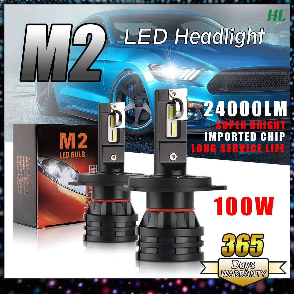 HAOLIDE Hot Sale Mini Size 24000LM H1 Car Headlight Bulbs Auto H7 LED Bulbs H4 H8 HB3 HB4 Fog Lights H3 LED H11 Ice Lamp 12v 24v