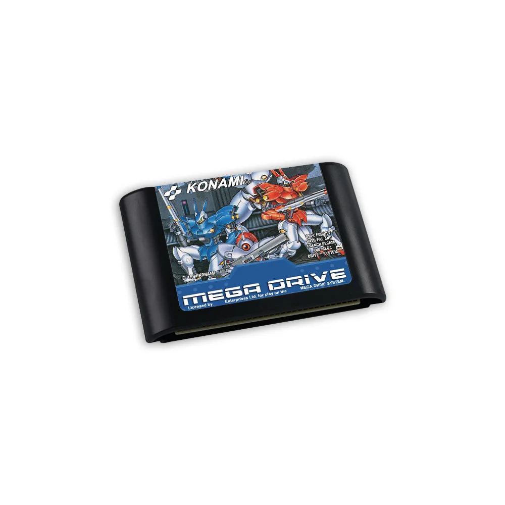 Contra The Hard Corps EUR Cover Game for SEGA MD Mega Drive Genesis Consoles Game Cartridge Box