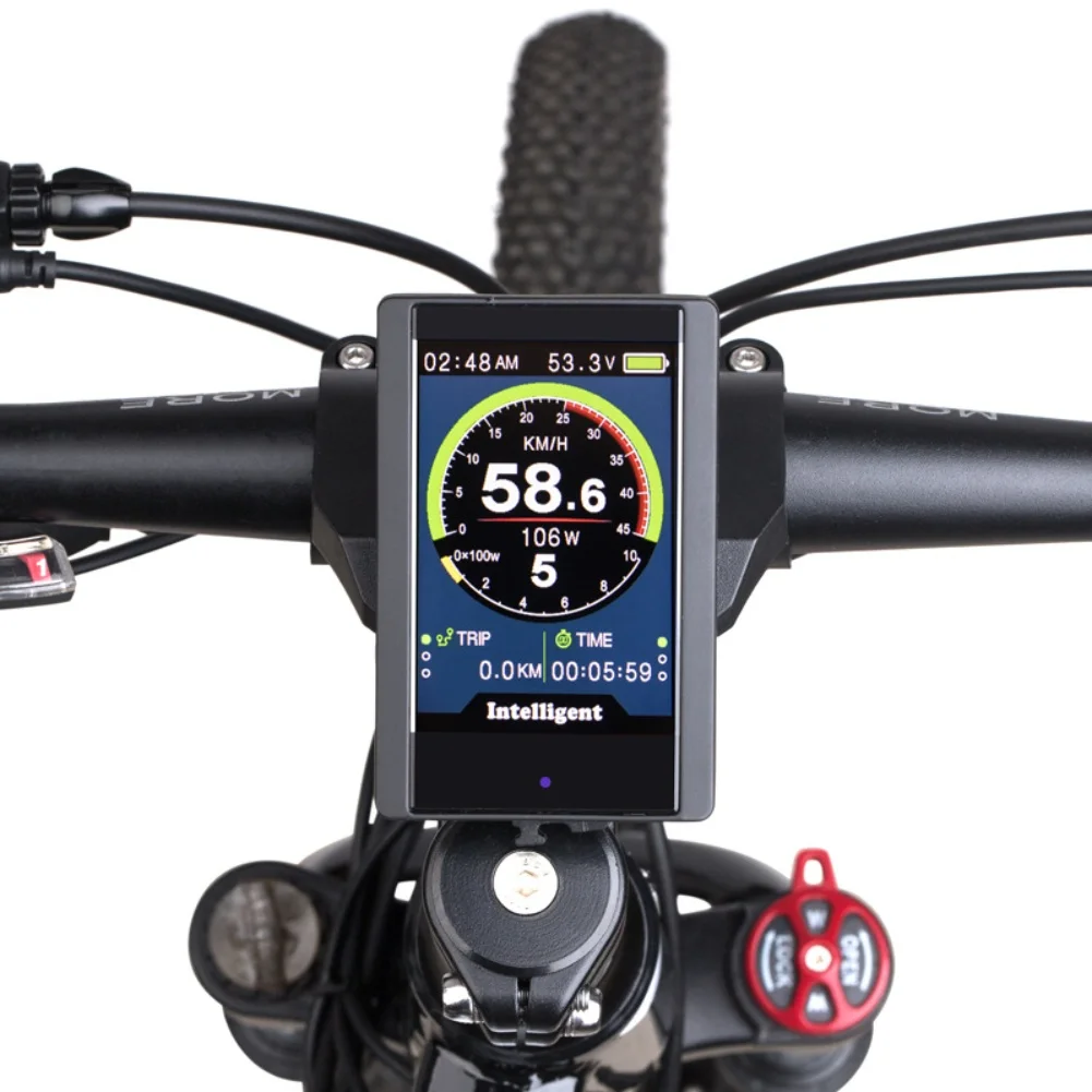 Mileage Tracking Device Wrench User-friendly Design Motor Kit Software Upgradeable IPS Color Screen Light Visibility