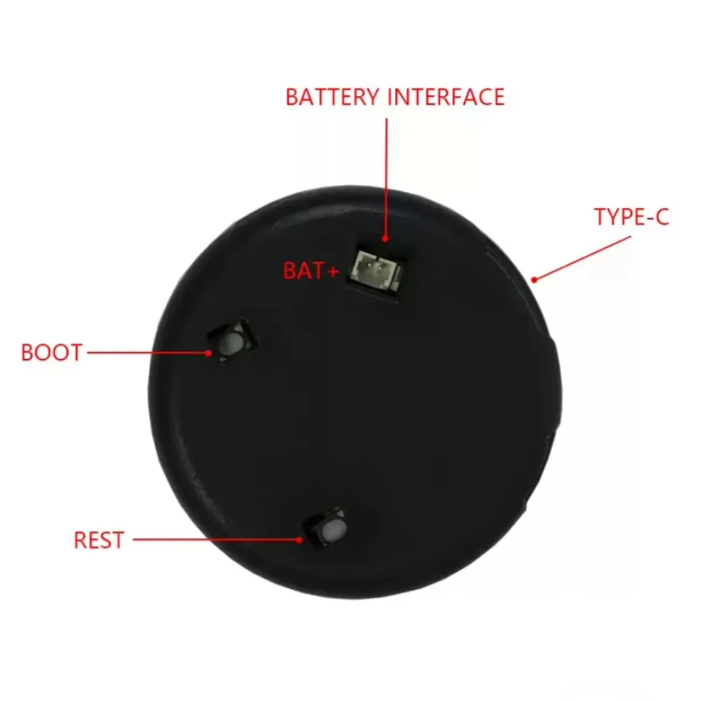 ESP32-C3 Development Board with 1.28 Inch Round LCD Touchscreen WiFi/Blue Tooth 5.0 IoT Module (240x240 Resolution)